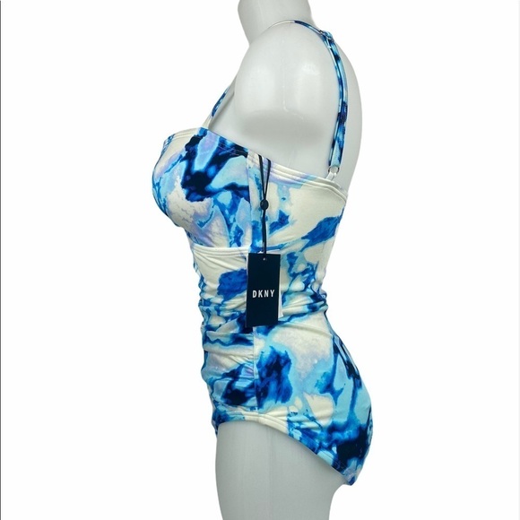 Dkny Zip One Piece Swimsuit - Picture 7 of 11